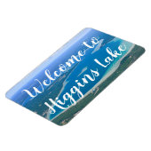 タイポグラフィようこそヒギンズ湖 マグネット (左側)