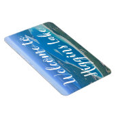 タイポグラフィようこそヒギンズ湖 マグネット (右側)