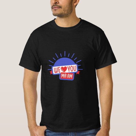 タイポグラフィアートワーク Tシャツ (正面)