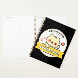 タイポグラフィイラスト作品 プランナー手帳