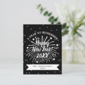 タイポグラフィエレガントハッピーニューイヤー2024ファミリーカード シーズンカード (スタンド正面)