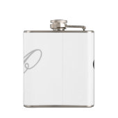 タイポグラフィエレガントモノグラム フラスク (裏面)