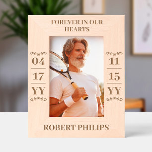 タイポグラフィエレガント永遠に我々のハート死 レーザー彫刻フレーム