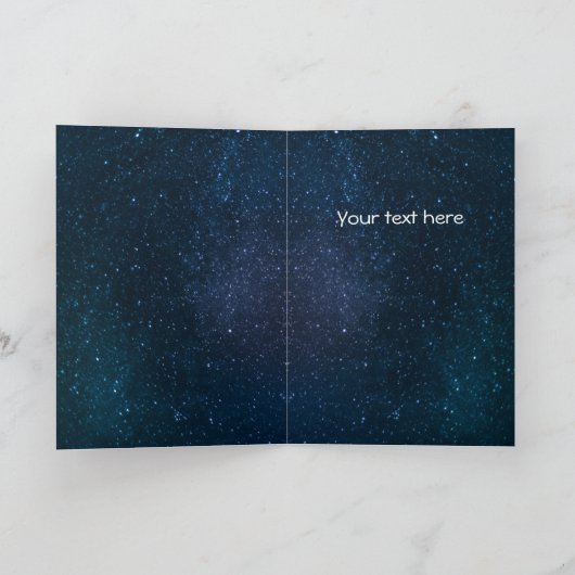 タイポグラフィエンジェル金ゴールドクリスチャン シーズンカード (内部)