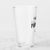 タイポグラフィカスタムドッグパパ新規犬のオーナー タンブラーグラス (右)