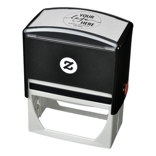 タイポグラフィカスタムラウンドロゴ セルフインキングスタンプ (商品)