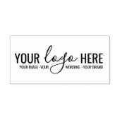 タイポグラフィカスタム会社のシックなビジネス基本ロゴ セルフインキングスタンプ (デザイン)