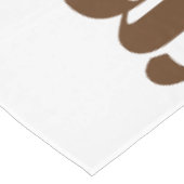 タイポグラフィカラフルハッピーフレンドシップ秋 テーブルクロス (アングル)