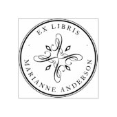 タイポグラフィクラシック名前をカスタムするデマスク ラバースタンプ (インプリント)