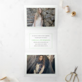 タイポグラフィクラス2025 photo collage mint green 三つ折り案内状 (内部)