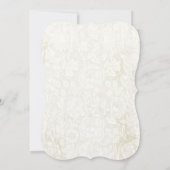 タイポグラフィクラフト紙の結婚式招待状 招待状 (裏面)