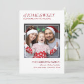 タイポグラフィクリスマスの動く告知の写真 シーズンカード (スタンド正面)