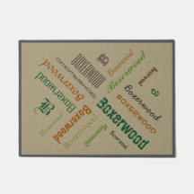 タイポグラフィコラージュ任意のファミリ名任意の色