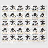 タイポグラフィシニア2021年卒業 ラッピングペーパー (フラット)