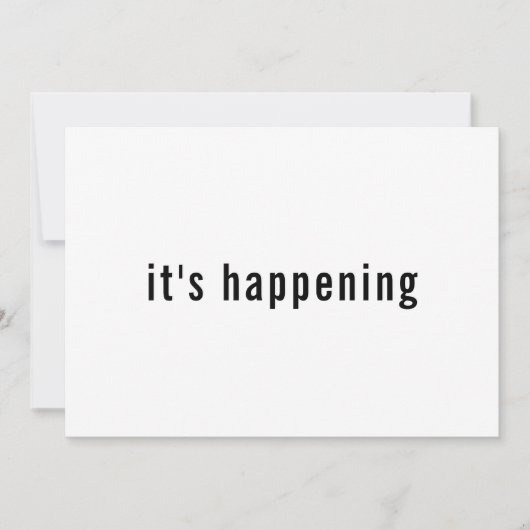 タイポグラフィシンプルが発生している日付を保存 セーブザデート (正面)