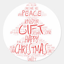 タイポグラフィシンプルクリスマスツリー