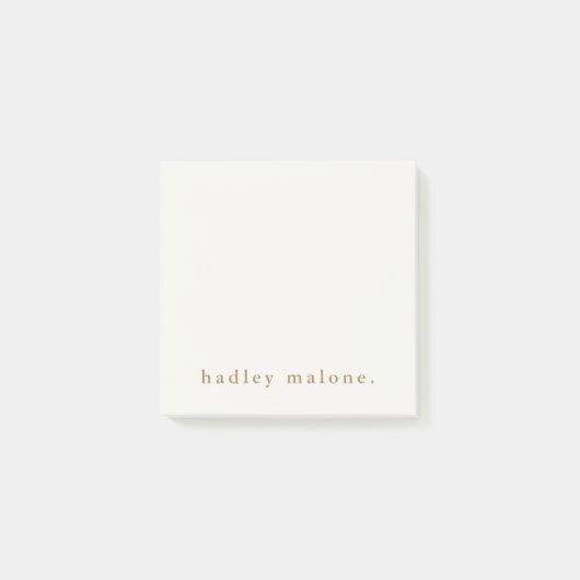 タイポグラフィシンプルボホ  ポストイット (正面)