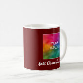 タイポグラフィスクリプトキュートレトロ最高のグランダッド コーヒーマグカップ (正面右)