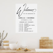 タイポグラフィスクリプト自然手書き ポスター (キッチン)