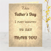 タイポグラフィスタイリッシュスタイルありがとう父の日 カード (黄色い花)