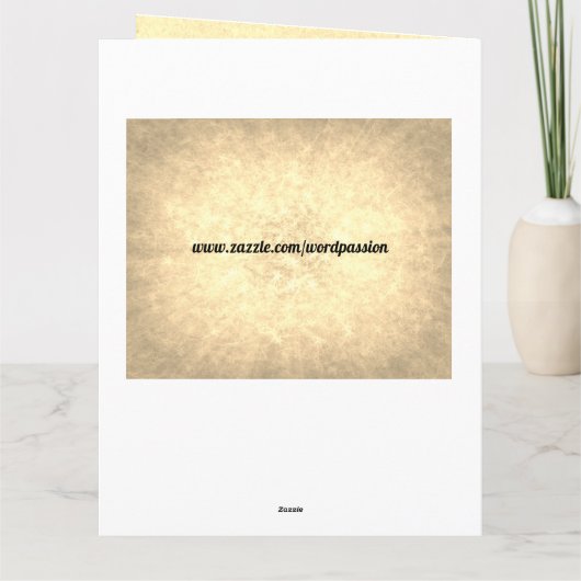 タイポグラフィスタイリッシュスタイルありがとう父の日 カード (裏面)