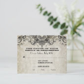 タイポグラフィスタイルエングラバーフォントスワールフローリズ 出欠カード (スタンド正面)