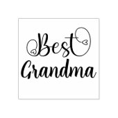 タイポグラフィス最高のクリプト"あなたのテキスト"おばあちゃん ラバースタンプ (インプリント)