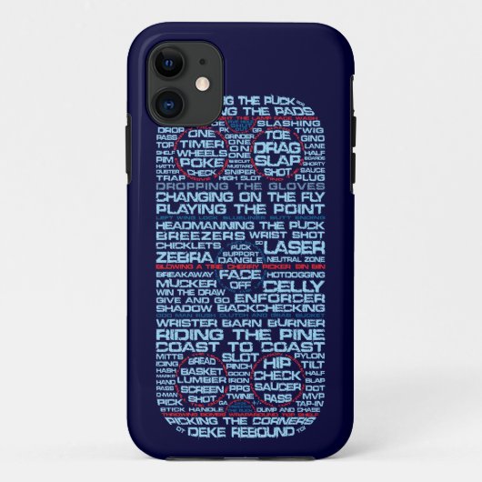 タイポグラフィックアイスホッケーリンクiphone 5ケース Case-Mate iPhoneケース (裏面)