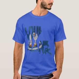 タイポグラフィックマップフラグ Tシャツ