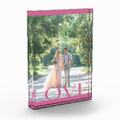 タイポグラフィックLOVEフレームデザイン フォトブロック (左)