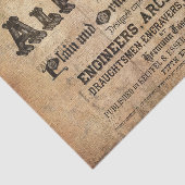 タイポグラフィティッシュペーパーデコパージ家具 薄葉紙 (詳細)