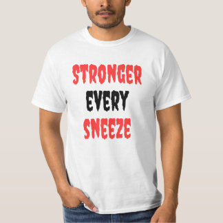 タイポグラフィデザインすべてのクズを強くする Tシャツ