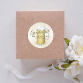 タイポグラフィトレンディースクリプトオクトーバーフェストビール ラウンドシール