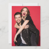 タイポグラフィバレンタインデーの写真 (裏面)