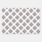 タイポグラフィバレンタインデー ラッピングペーパーシート (正面2)