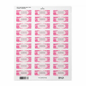 タイポグラフィバレンタインデー ラベル (フルシート)