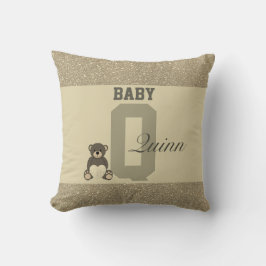 タイポグラフィパーソナライズされた枕 クッション