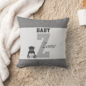 タイポグラフィパーソナライズされた枕 クッション (ブランケット)