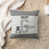 タイポグラフィパーソナライズされた枕 クッション (ブランケット)