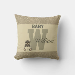 タイポグラフィパーソナライズされた枕 クッション