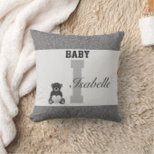 タイポグラフィパーソナライズされた枕 クッション (ブランケット)