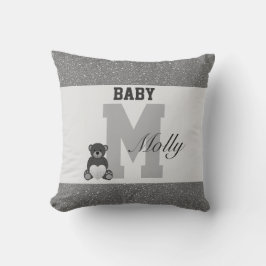 タイポグラフィパーソナライズされた枕 クッション