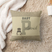 タイポグラフィパーソナライズされた枕 クッション (ブランケット)