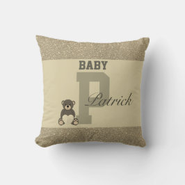 タイポグラフィパーソナライズされた枕 クッション