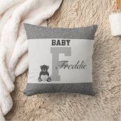 タイポグラフィパーソナライズされた枕 クッション (ブランケット)