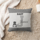 タイポグラフィパーソナライズされた枕 クッション (ブランケット)