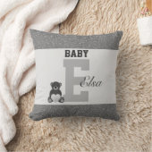 タイポグラフィパーソナライズされた枕 クッション (ブランケット)