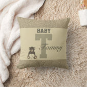 タイポグラフィパーソナライズされた枕 クッション (ブランケット)