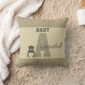 タイポグラフィパーソナライズされた枕 クッション (ブランケット)