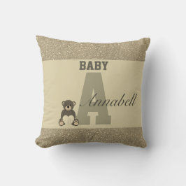 タイポグラフィパーソナライズされた枕 クッション